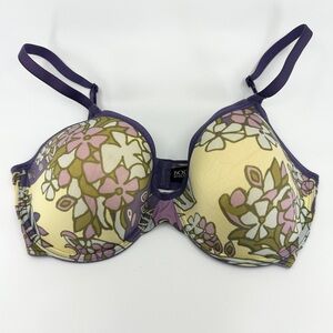Body By Victoria - Victoria’s Secret Bra - Size 36D Purple Yellow Print